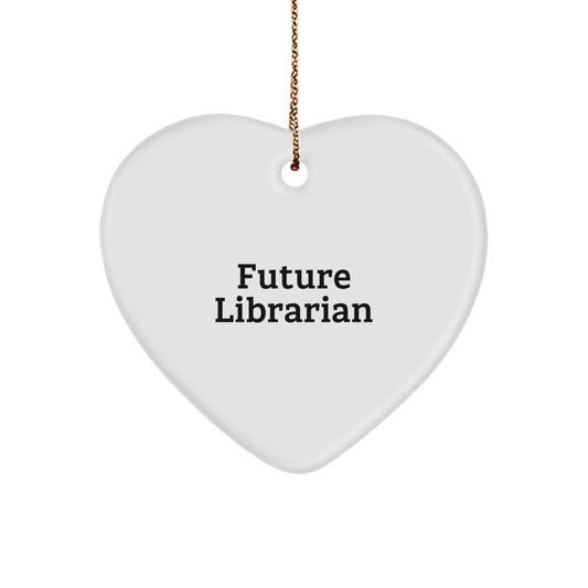 A Heartfelt Gift for the Future Librarian, Funny Quote, Christmas Unique Gifts from Family to Librarian - Image 1