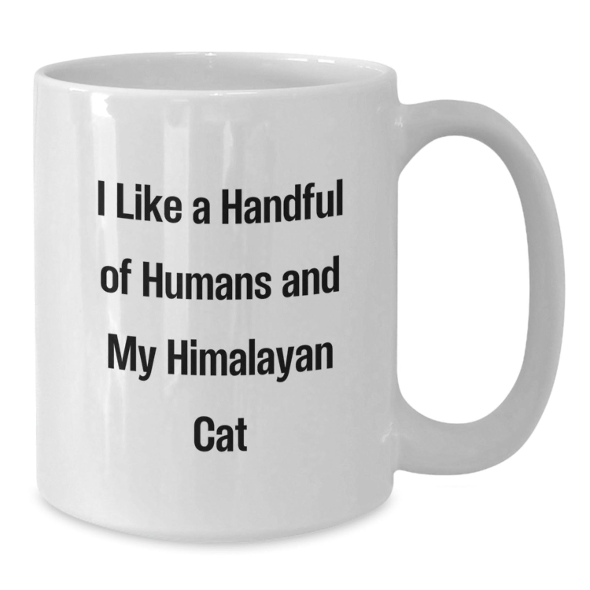 Himalayan Cat Gifts, Funny Quote Mugs for Men, White Coffee Mug - 11oz or 15oz, Gifts from Friends for Graduation, Himalayan Cat Lovers - Victory Thru Vision