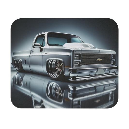 Hot Rod Chevy Truck Mouse Pad, Automotive Desk Mat for Truck Lovers, Gift for Father’s Day, Office Decor, Stylish Workstation - Victory Thru Vision 