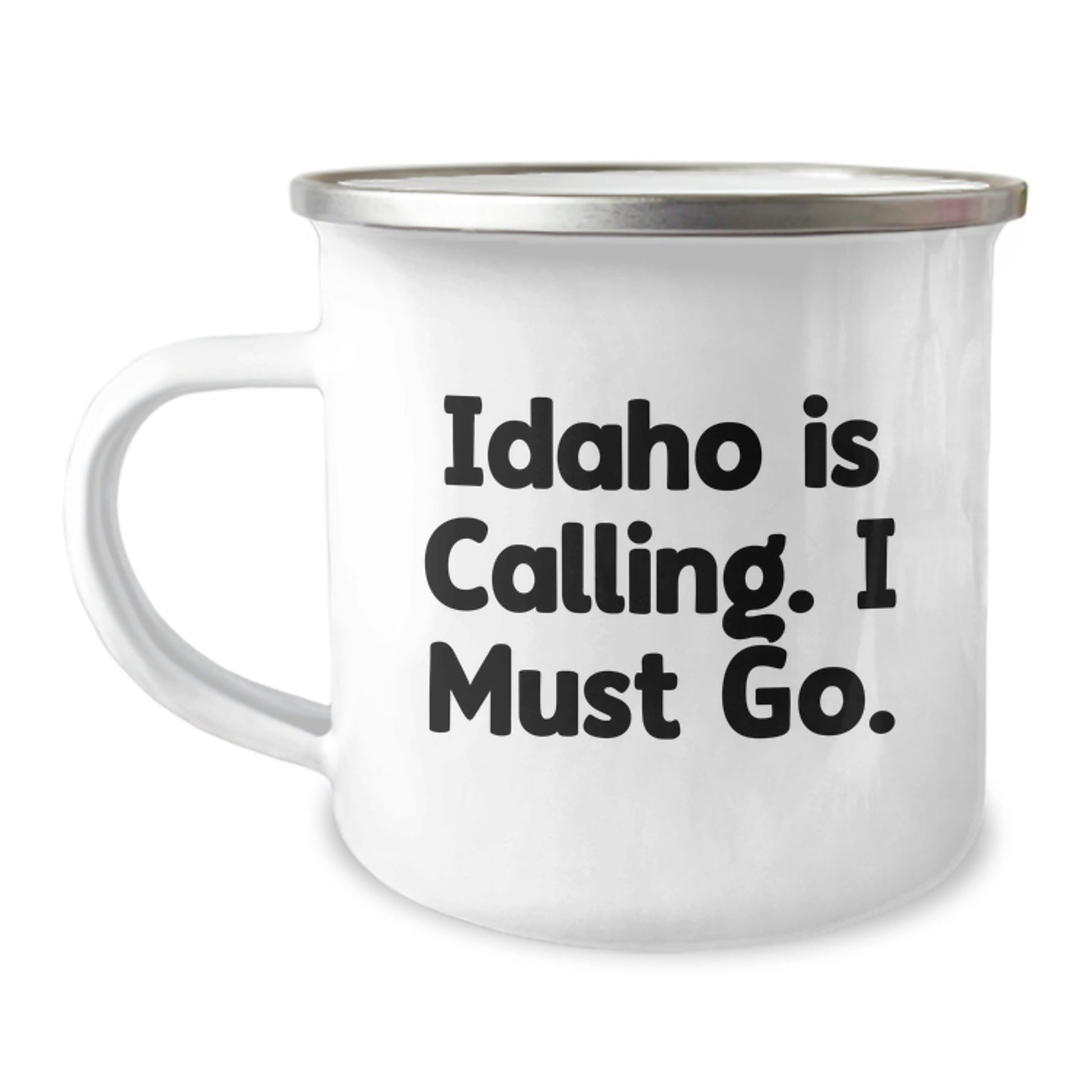 Idaho Calling Gifts, Funny Quote Camping Mug for Idaho Lovers, Graduation Unique Gifts from Friends or Family - Victory Thru Vision
