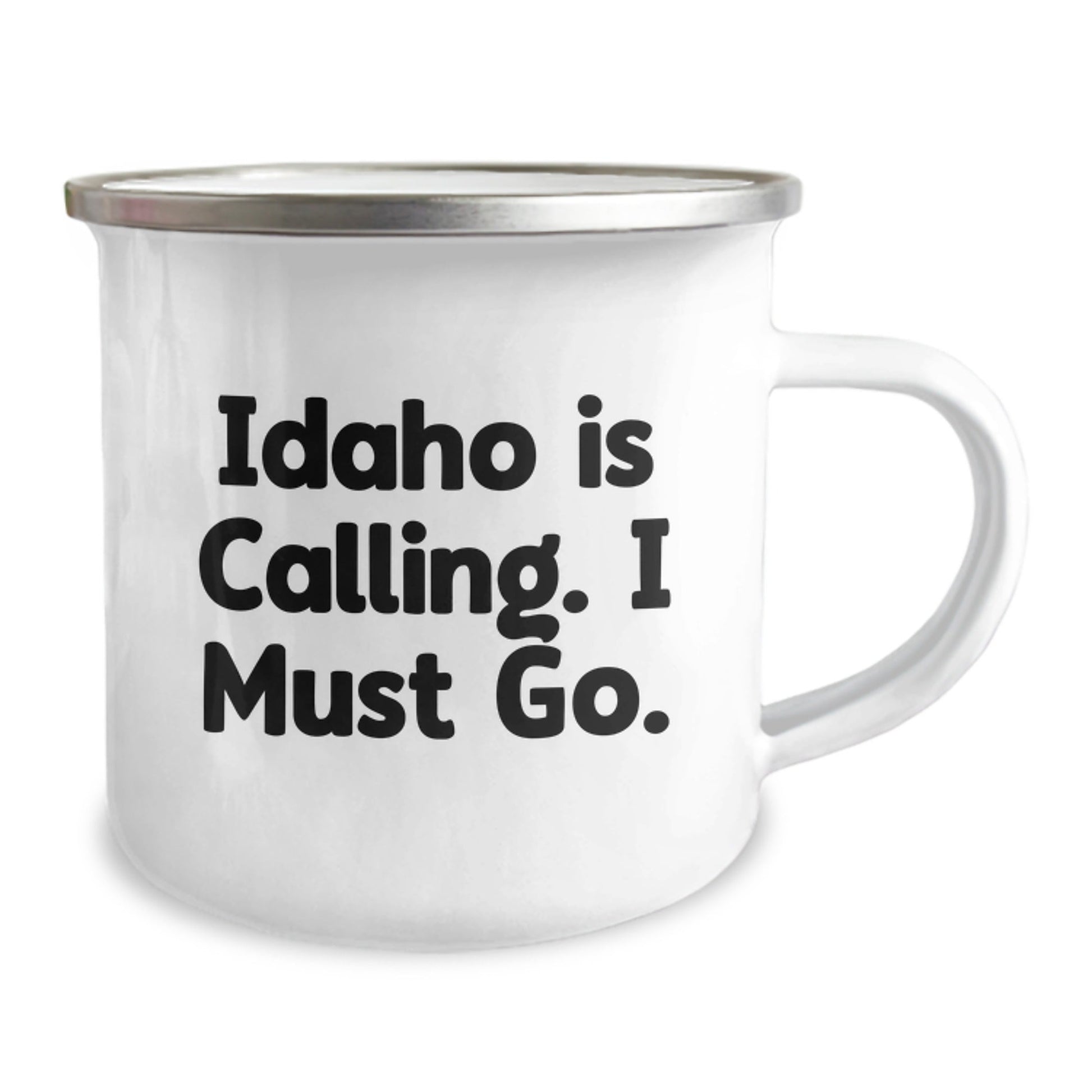 Idaho Calling Gifts, Funny Quote Camping Mug for Idaho Lovers, Graduation Unique Gifts from Friends or Family - Victory Thru Vision