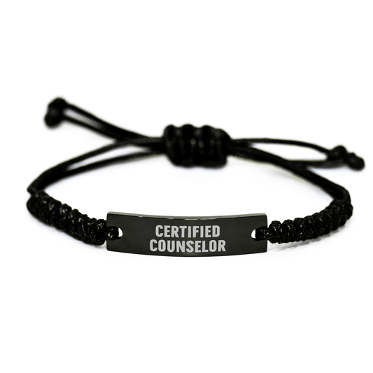 Inspirational Counselor Gifts, Funny 'Life is a Journey' Rope Bracelet, Gifts from Men to Women, Mother's Day Unique Gifts for Counselor - Victory Thru Vision 