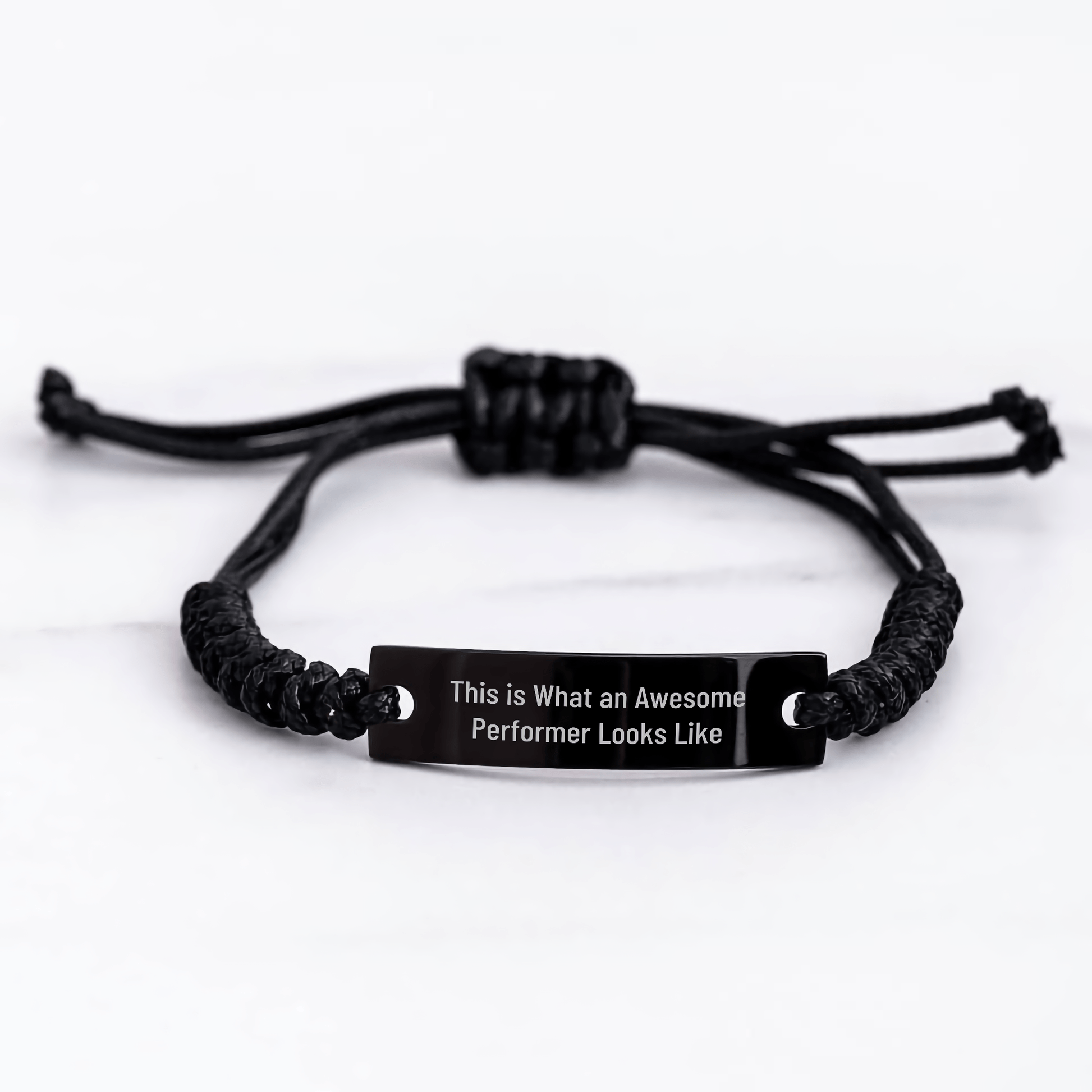 Inspirational Performer Gifts from Friends to Awesome Performers, This Is What An Awesome Performer Looks Like, Adjustable Rope Bracelet for Men and Women, Graduation Unique Gifts - Victory Thru Vision