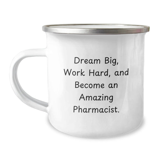 Inspirational Pharmacist Gifts - Dream Big, Work Hard, Become Amazing - Birthday Unique Gifts from Friends to Pharmacist - Victory Thru Vision