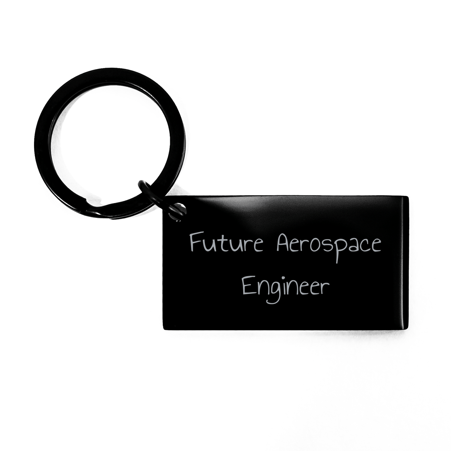 Inspiring Future Aerospace Engineer Keychain, Funny Quote, Unique Graduation Gifts for Men, Women, Family, Friends, Coworkers - Victory Thru Vision