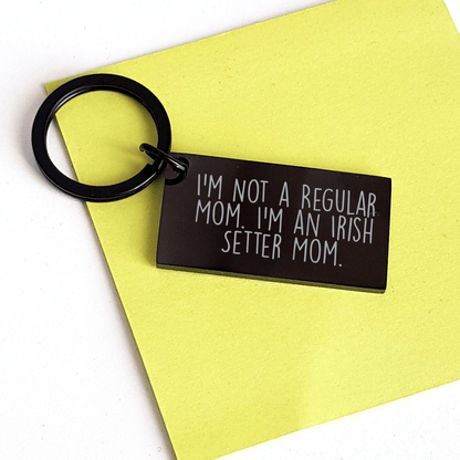 Irish Setter Dog Mom Gifts from Family Friends for Men Women Graduation Unique Keychain - Victory Thru Vision