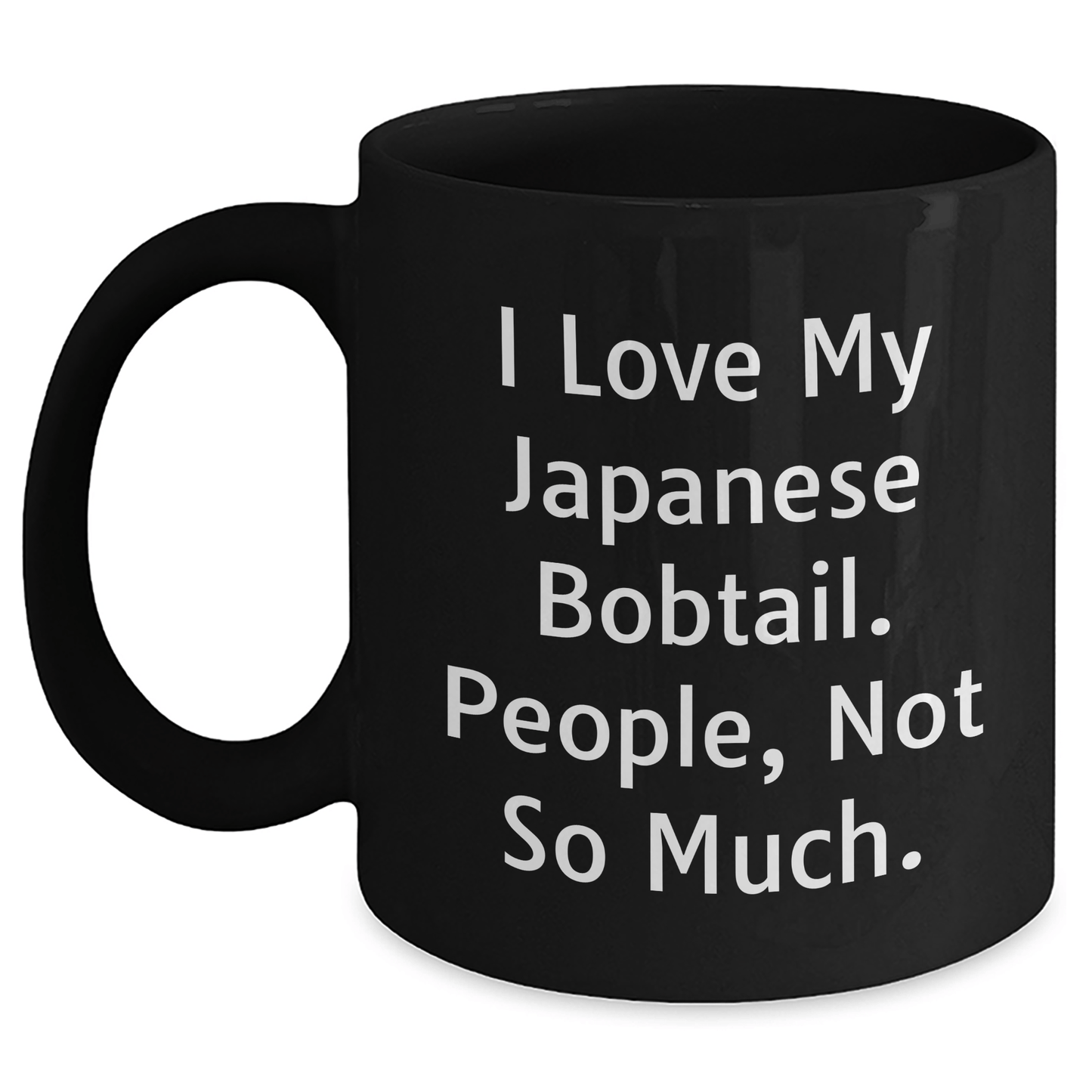 Japanese Bobtail Cat Lover Gifts from Friends for Men, Women, Family - Funny Coffee Mug for Graduation - Victory Thru Vision