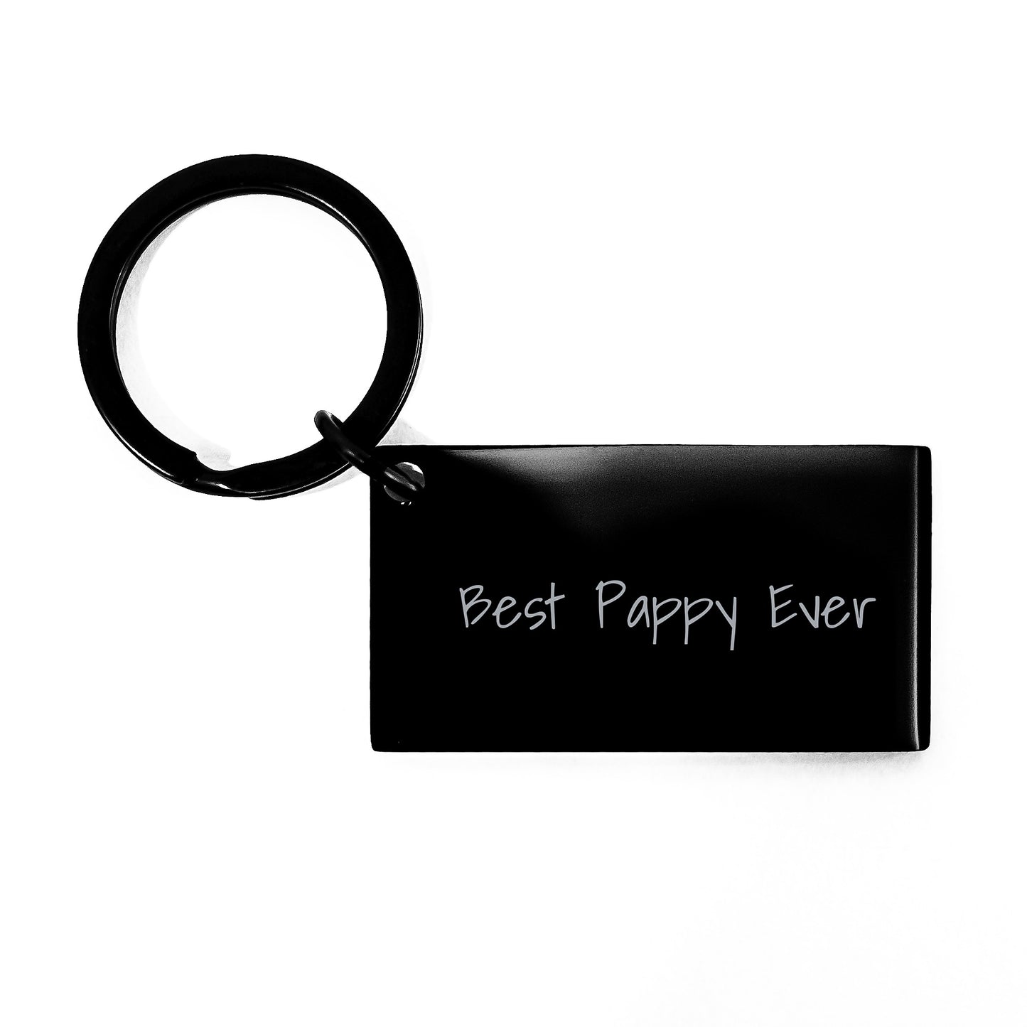 Funny Pappy Keychain Gifts from Men, Best 'Pappy Ever' Quote Keychain Valentine's Unique Gifts for Pappy - Image 1