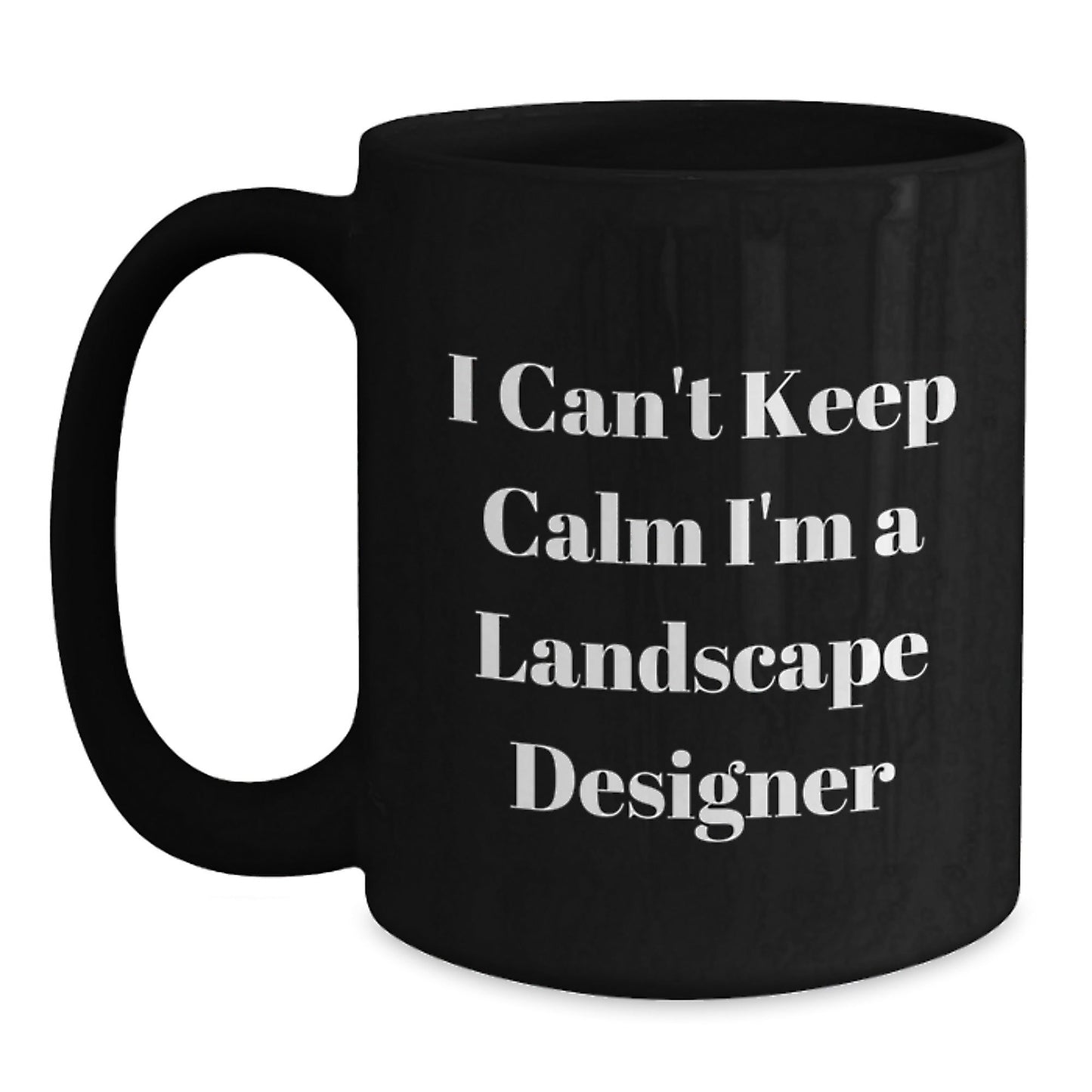 Landscape Designer Funny Quote Gifts from Family to Friends for Graduation Unique Black Coffee Mug - Victory Thru Vision