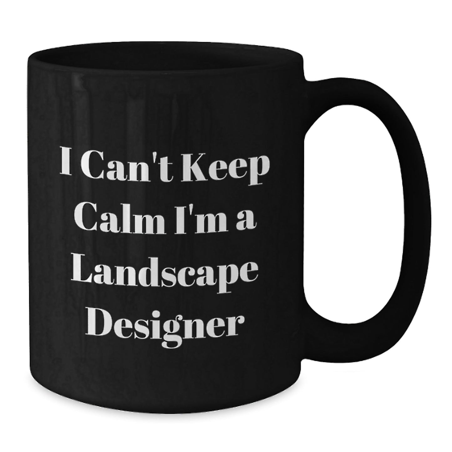Landscape Designer Funny Quote Gifts from Family to Friends for Graduation Unique Black Coffee Mug - Victory Thru Vision