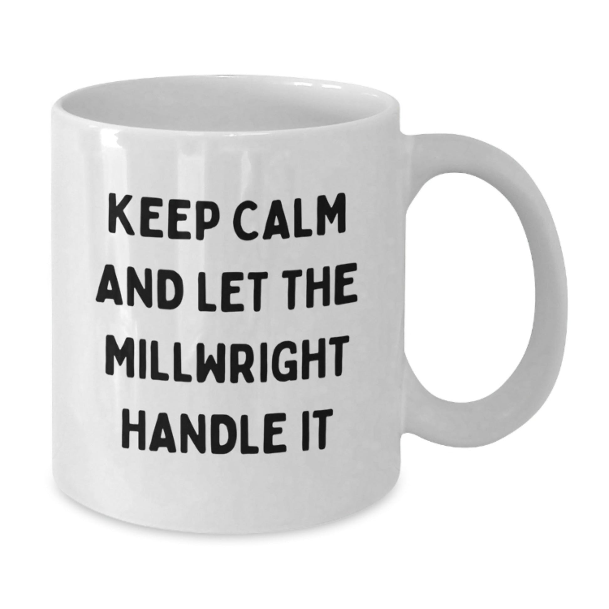 Millwright Gifts, Funny Quote White Coffee Mug, 11oz or 15oz, Ceramic, Microwave and Dishwasher Safe, Gifts from Friends to Millwright, Unique Graduation Gifts for Him - Victory Thru Vision