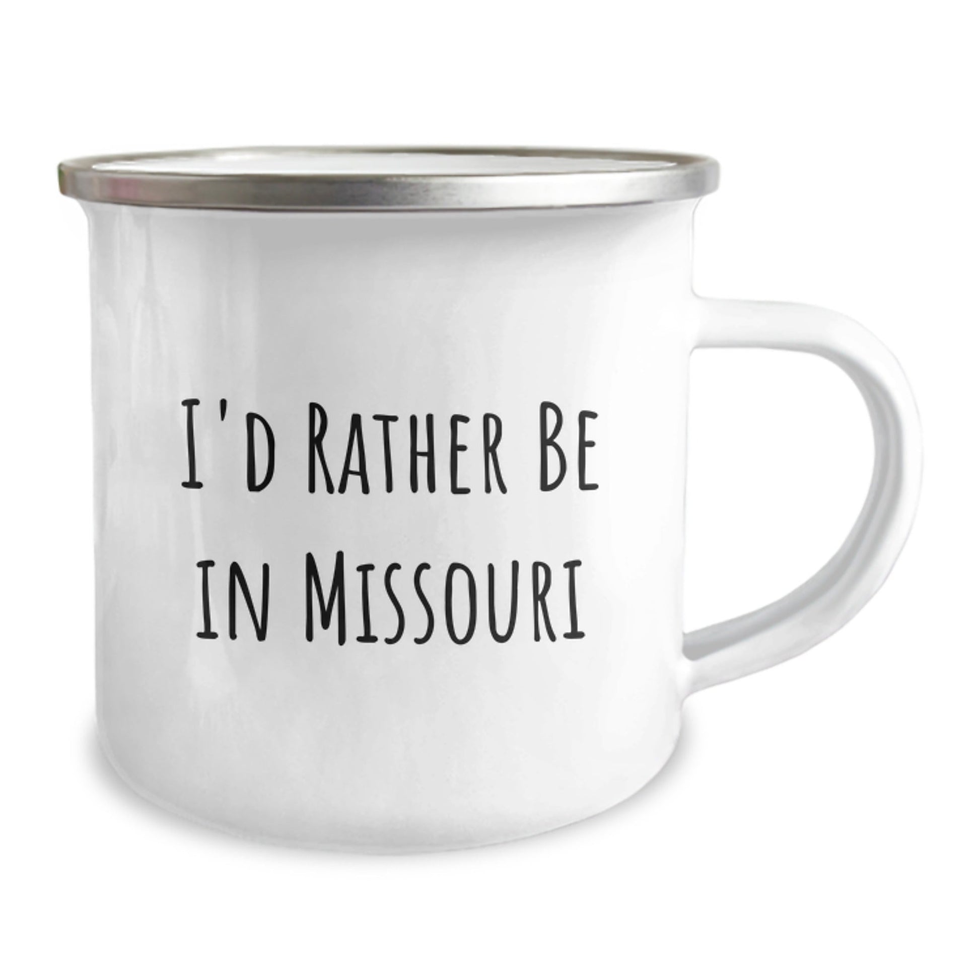 Missouri Proud Gifts from Family - 'I'd Rather Be In Missouri' Camping Mug for Graduation, Unique Mugs for Men, Women, Friends, Coworkers, Family - Victory Thru Vision