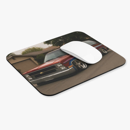 Mouse Pad - Bagged 1986 Chevy Blazer With Custom Paint Rectangle Design - Victory Thru Vision