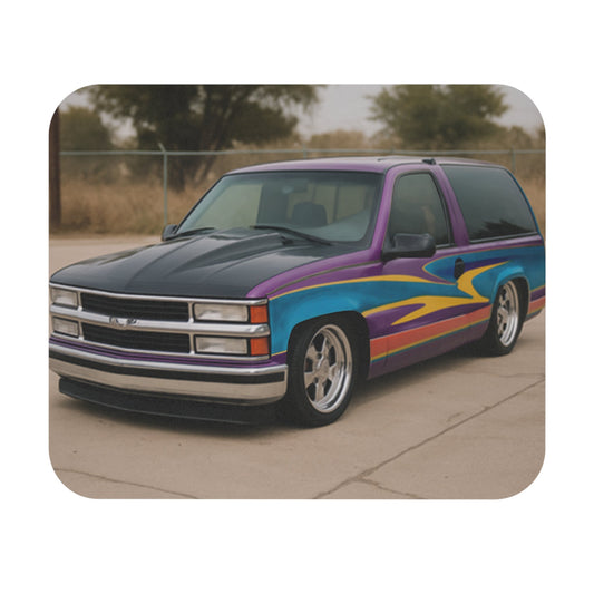 Mouse Pad - Lowered 1994 Chevy Tahoe With Custom Paint - Victory Thru Vision
