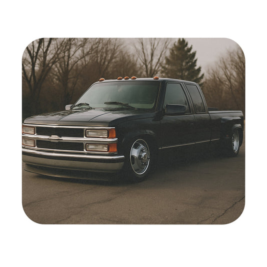 Mouse Pad (Rectangle) - Lowered 1997 Chevy C2500 Dually - Victory Thru Vision