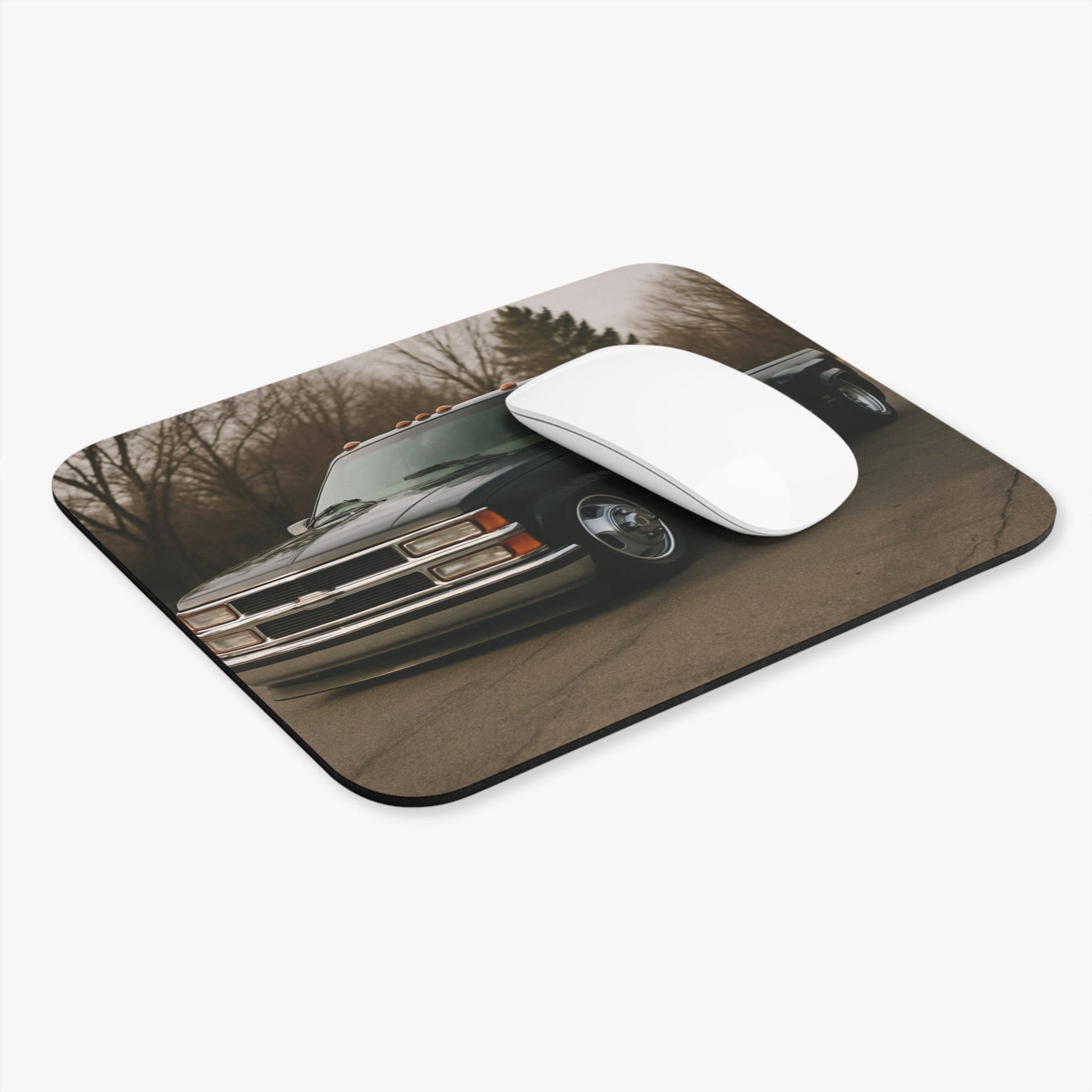 Mouse Pad (Rectangle) - Lowered 1997 Chevy C2500 Dually - Victory Thru Vision
