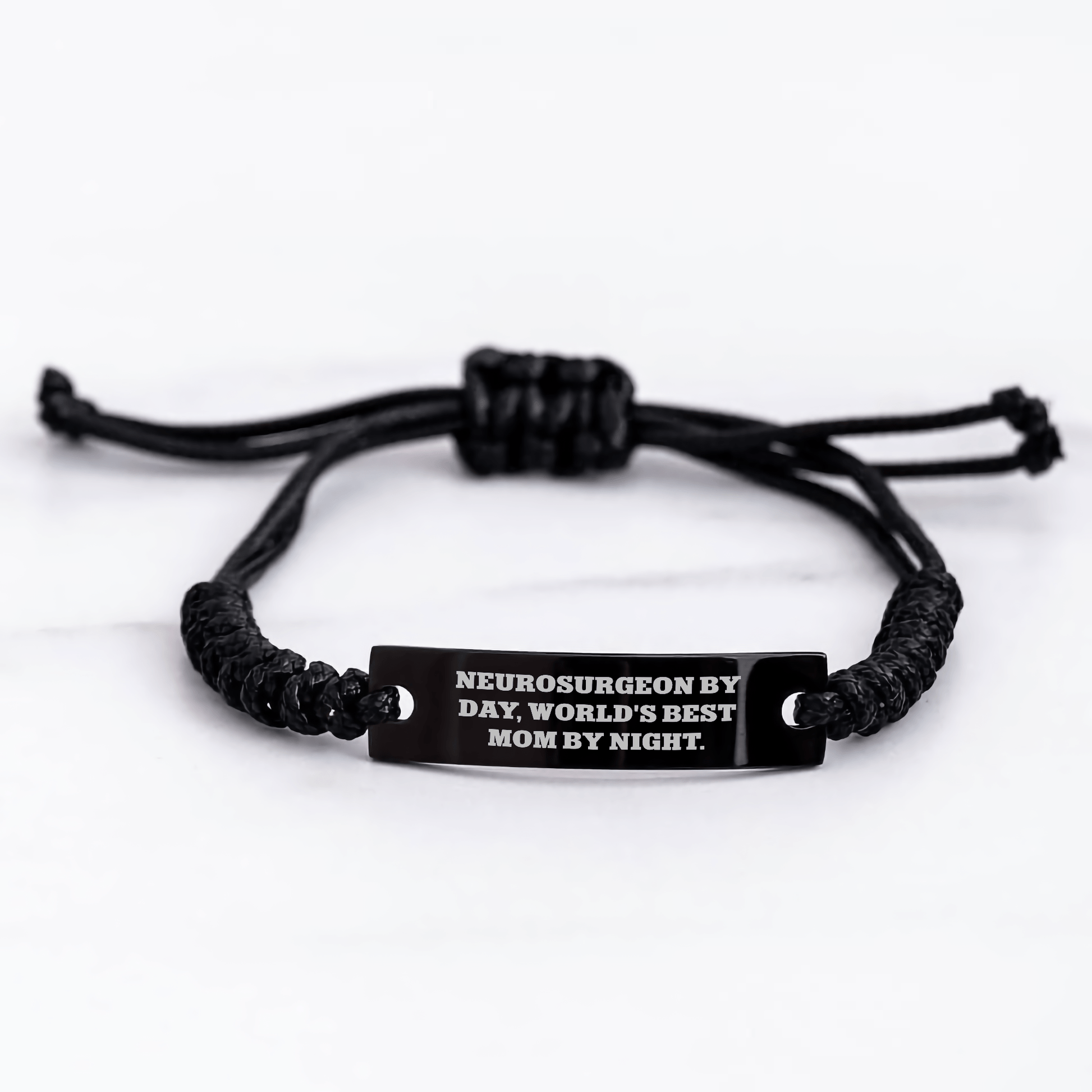 Neurosurgeon Gifts, Funny Quote Dad, Rope Necklace for Father's Day - Gifts from Men, for Neurosurgeon, Funny Mom - Victory Thru Vision 