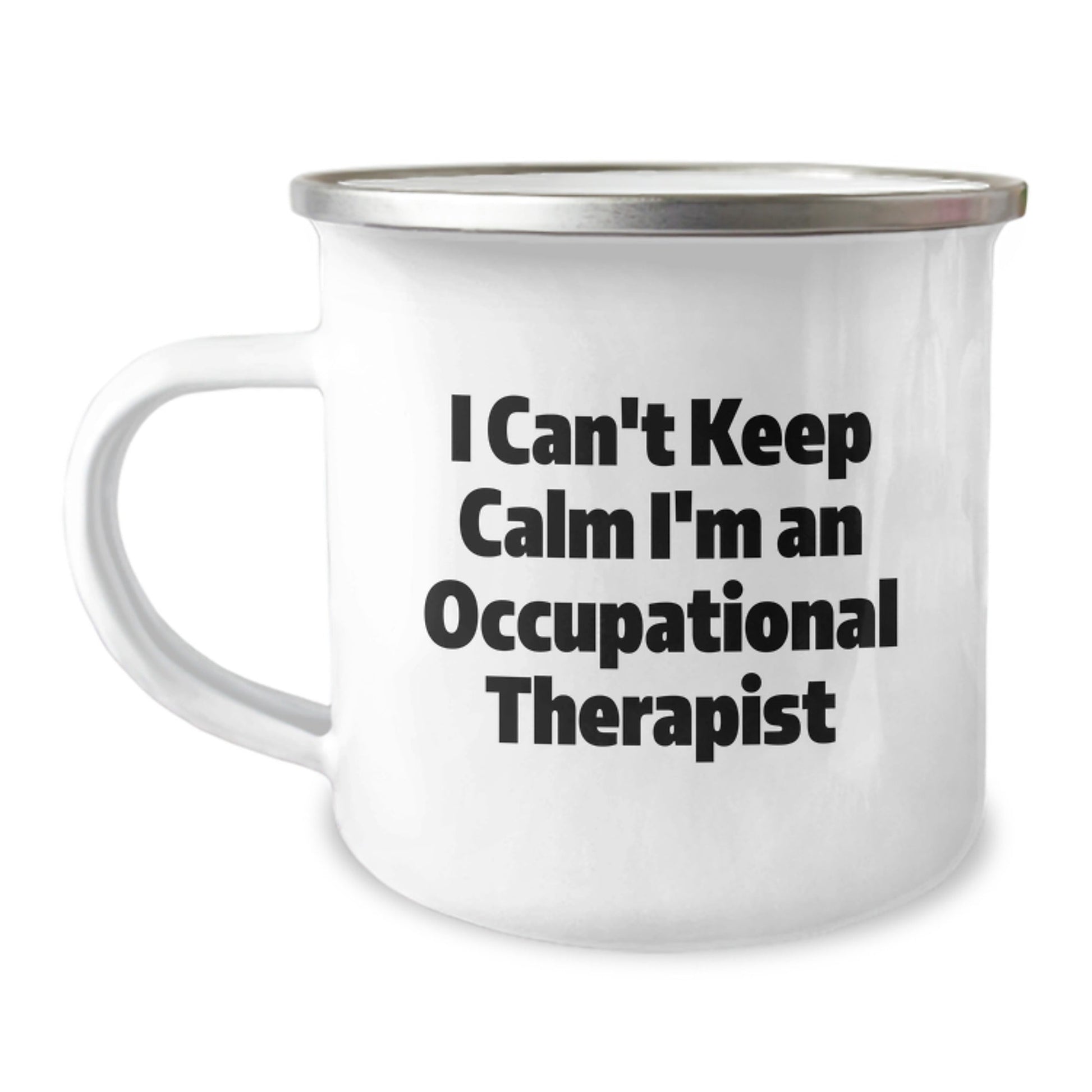 Occupational Therapist Gifts Funny Quote Camping Mug for Graduation from Friends to Occupational Therapist - Victory Thru Vision