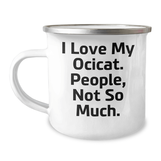 Ocicat Enthusiasts' Funny Camping Mug Gifts from Friends for Father's Day - Victory Thru Vision 