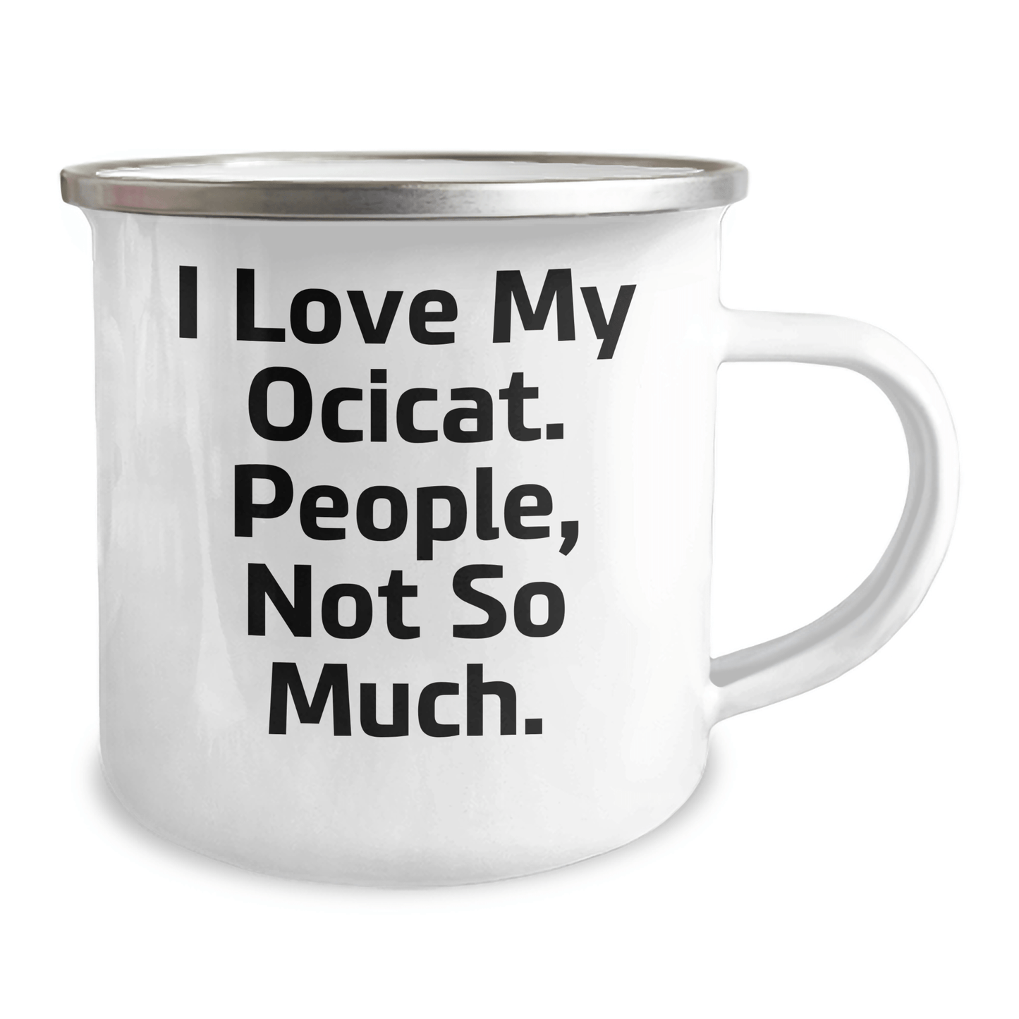 Ocicat Enthusiasts' Funny Camping Mug Gifts from Friends for Father's Day - Victory Thru Vision 