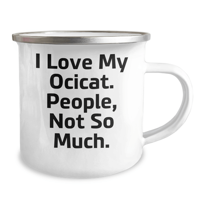 Ocicat Enthusiasts' Funny Camping Mug Gifts from Friends for Father's Day - Victory Thru Vision 
