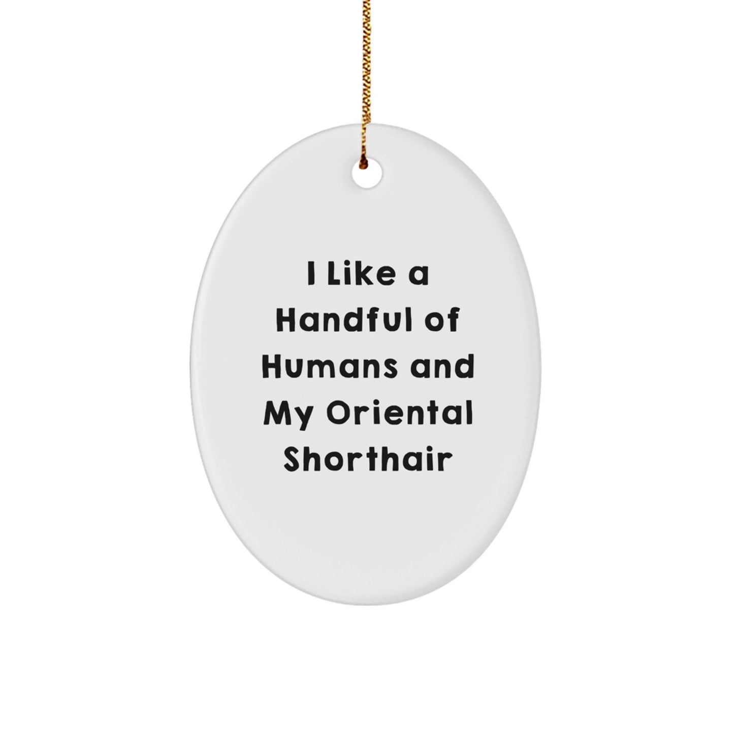 Oriental Shorthair Cat Lovers Gifts from Friends, Christmas Unique Present for Men, Women, or Family - Victory Thru Vision