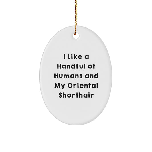 Oriental Shorthair Cat Lovers Gifts from Friends, Christmas Unique Present for Men, Women, or Family - Victory Thru Vision