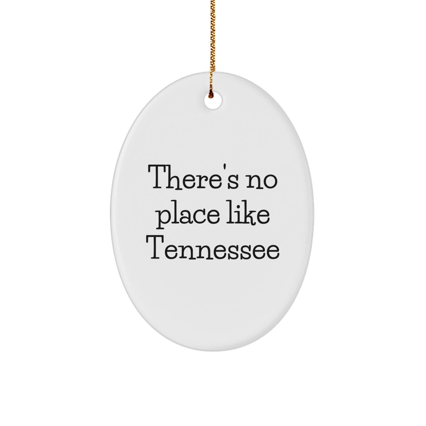 Funny Tennessee Oval Ornament - Gifts from Friends and Family for Men and Women - Christmas Unique Gifts for Tennessee Residents - Image 1