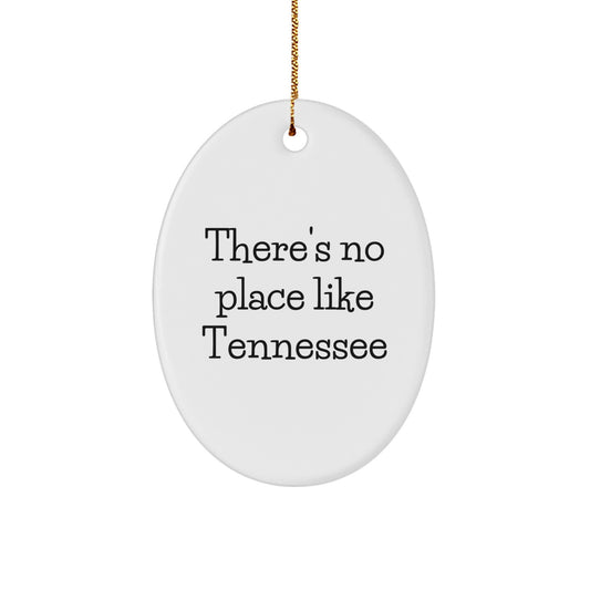 Funny Tennessee Oval Ornament - Gifts from Friends and Family for Men and Women - Christmas Unique Gifts for Tennessee Residents - Image 1