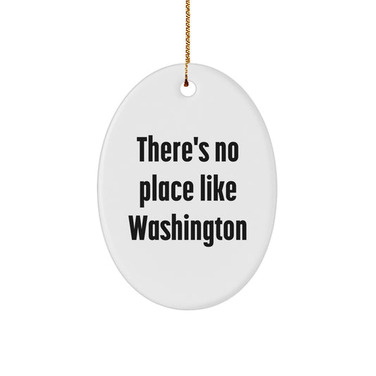 Washington Oval Ornament Gifts from Family, Friends, or Coworkers for Christmas Unique Decorations - Image 1