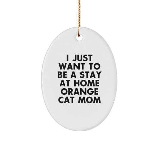 Funny Orange Cat Gifts for Orange Cat Mom Christmas Unique Gifts from Friends - Image 1