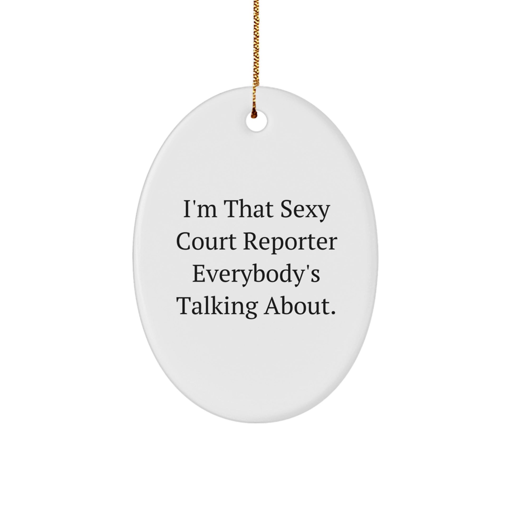 Funny Court Reporter Gifts from Friends for Court Reporter Christmas Unique Gifts - Image 1