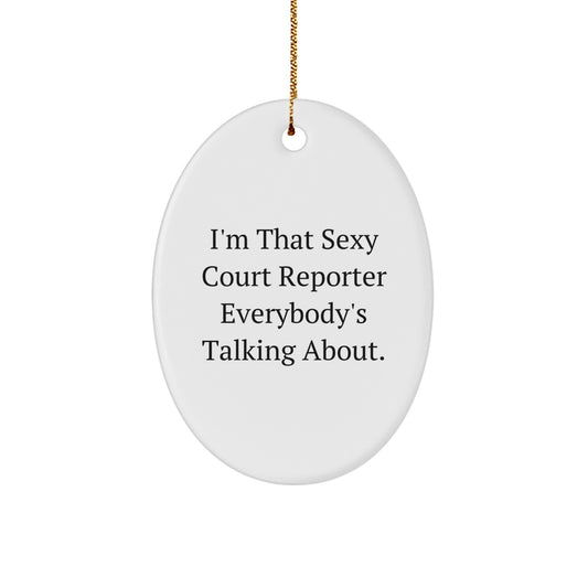 Funny Court Reporter Gifts from Friends for Court Reporter Christmas Unique Gifts - Image 1