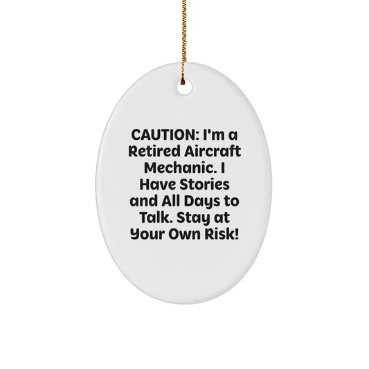 Funny Retired Aircraft Mechanic Gifts from Men to Friends on Christmas Unique Gifts - Image 1