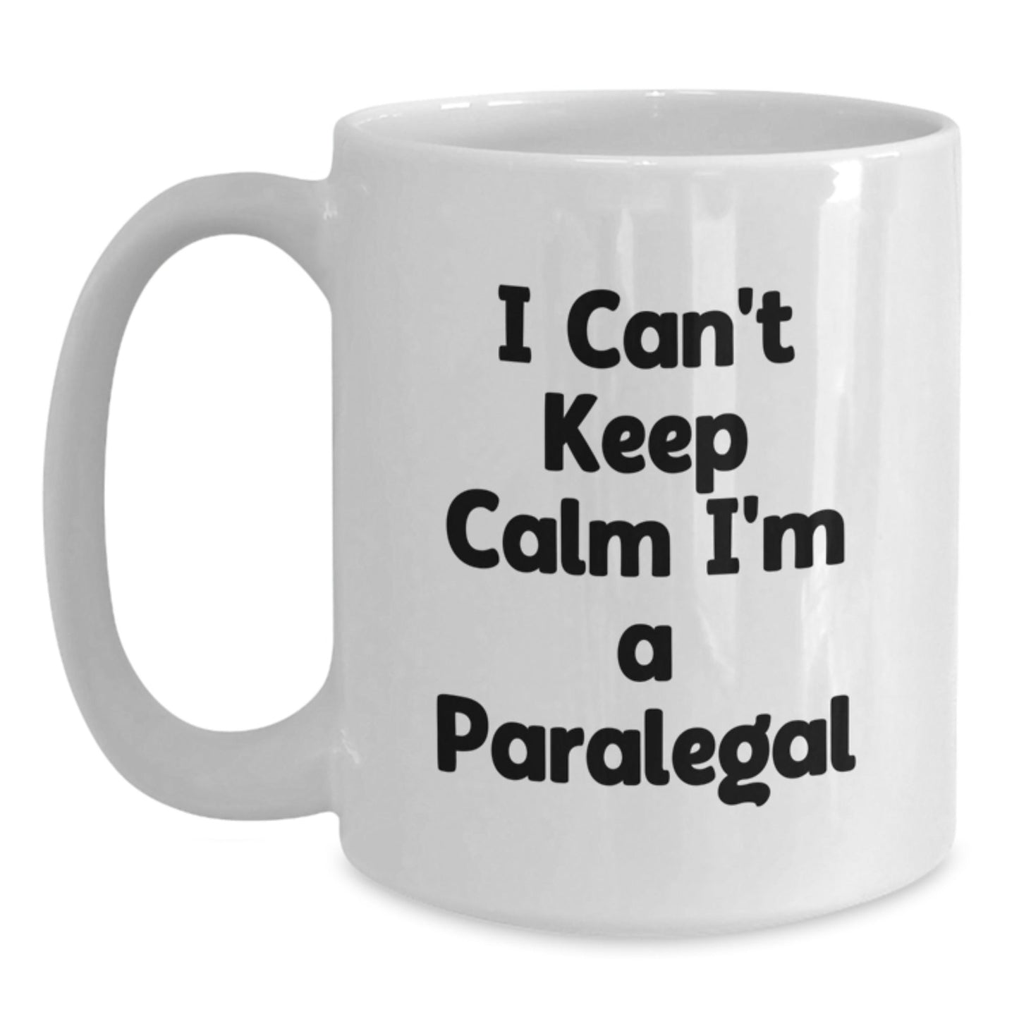 Paralegal Fun Gifts from Friends and Family, Funny White Coffee Mugs for Paralegals, Inspirational Quote for Graduation, 11oz or 15oz Ceramic Mugs - Victory Thru Vision