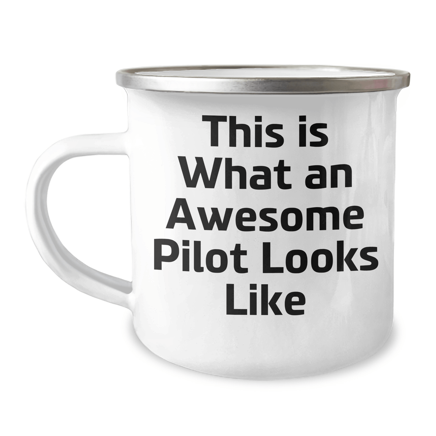 Pilot Gifts from Friends and Family, This Is What An Awesome Pilot Looks Like, Funny Camping Mug for Father's Day - Victory Thru Vision 