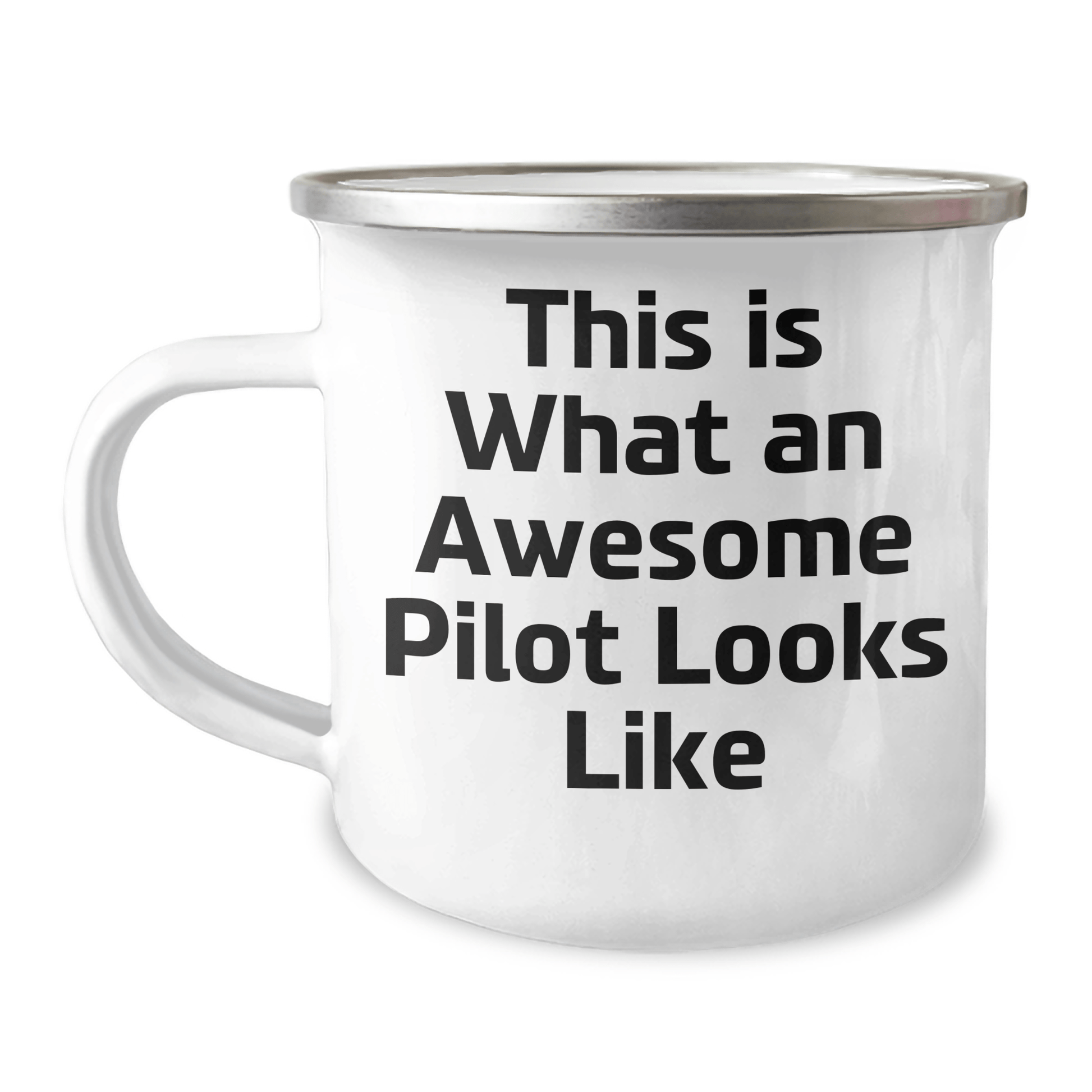 Pilot Gifts from Friends and Family, This Is What An Awesome Pilot Looks Like, Funny Camping Mug for Father's Day - Victory Thru Vision 