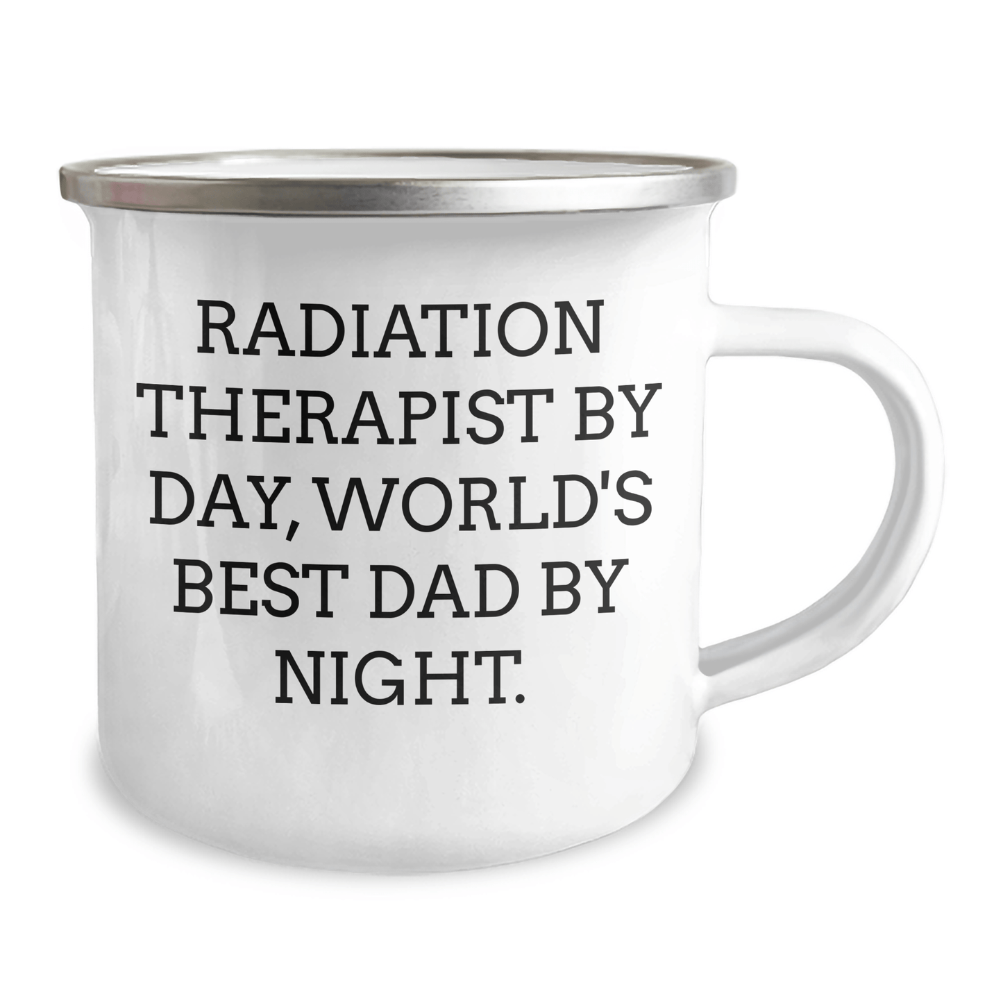 Radiation Therapist Gifts, Funny Mugs for Dad's, Camping Mug by Day, World's Best Dad by Night, Father's Day Unique Gifts from Family - Victory Thru Vision 