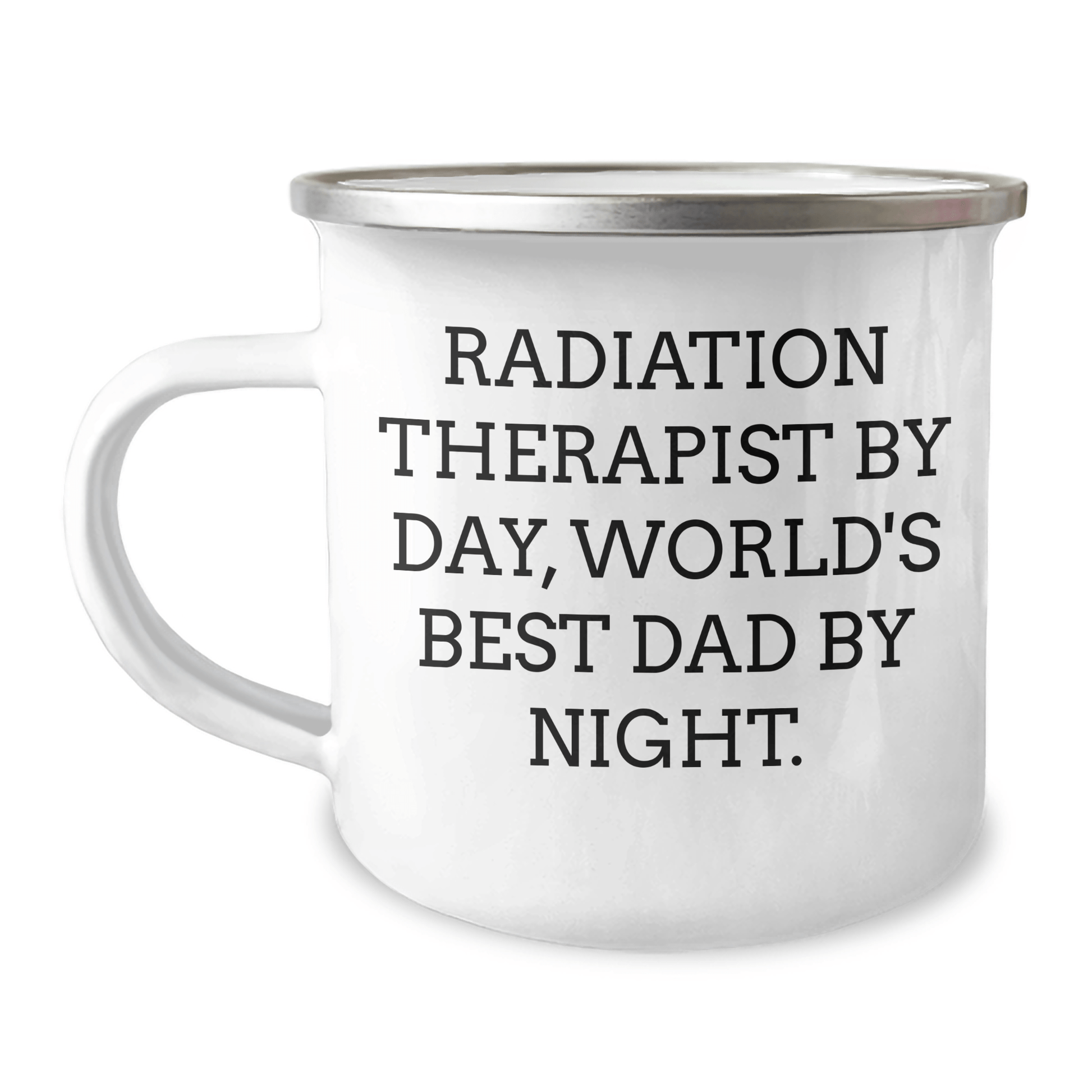 Radiation Therapist Gifts, Funny Mugs for Dad's, Camping Mug by Day, World's Best Dad by Night, Father's Day Unique Gifts from Family - Victory Thru Vision 