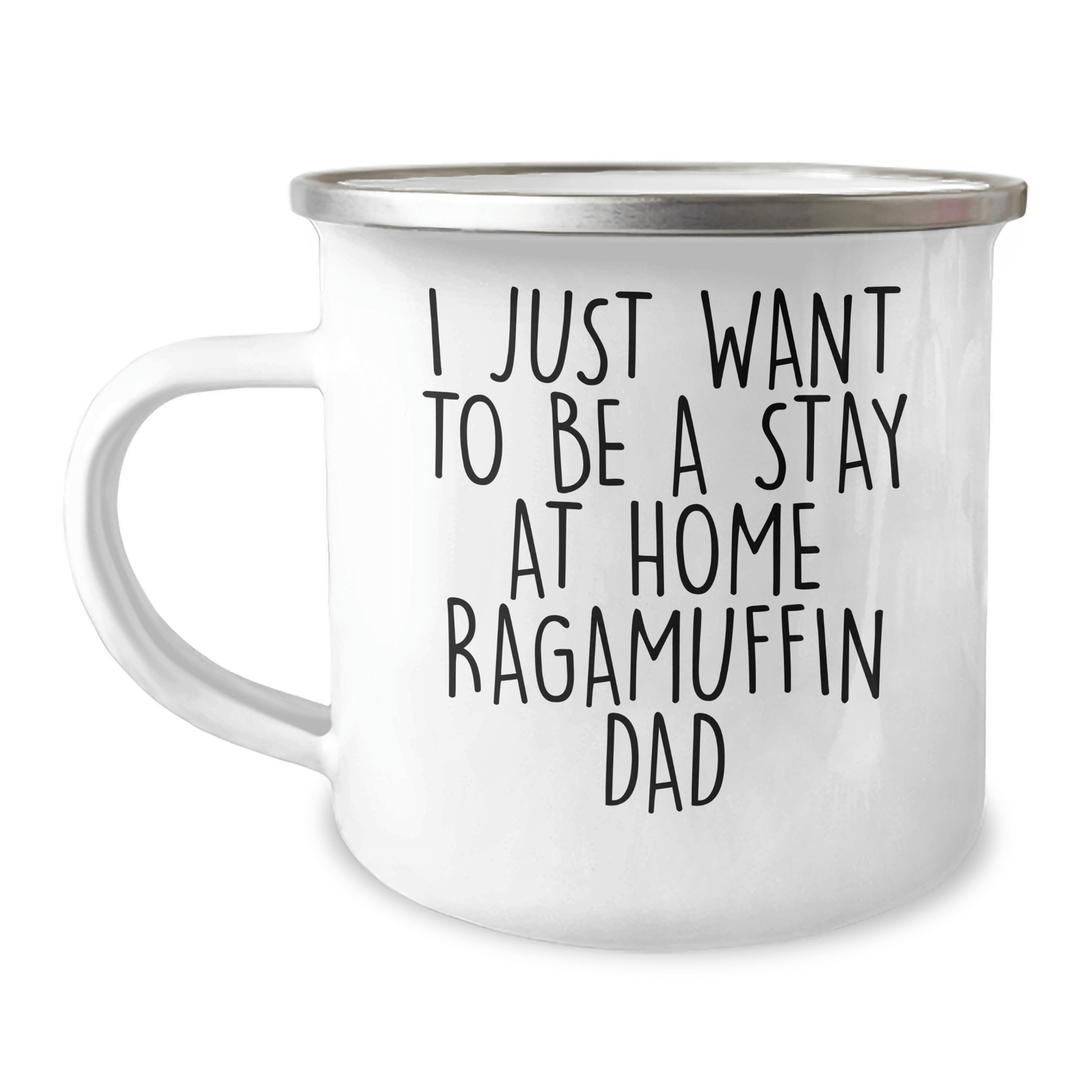 Ragamuffin Cat Dad Gifts, Funny Camping Mug, 'I Just Want To Be A Stay At Home Ragamuffin Dad', Father's Day Unique Gifts from Men, Gifts for Ragamuffin Cat Lovers - Victory Thru Vision
