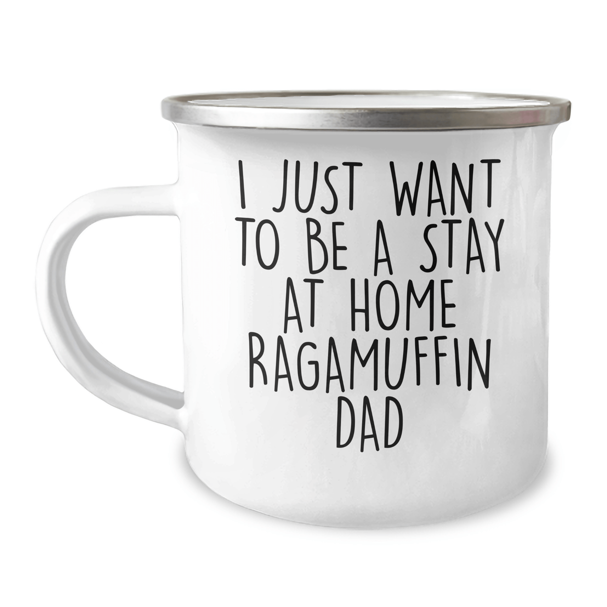 Ragamuffin Cat Dad Gifts, Funny Camping Mug, 'I Just Want To Be A Stay At Home Ragamuffin Dad', Father's Day Unique Gifts from Men, Gifts for Ragamuffin Cat Lovers - Victory Thru Vision
