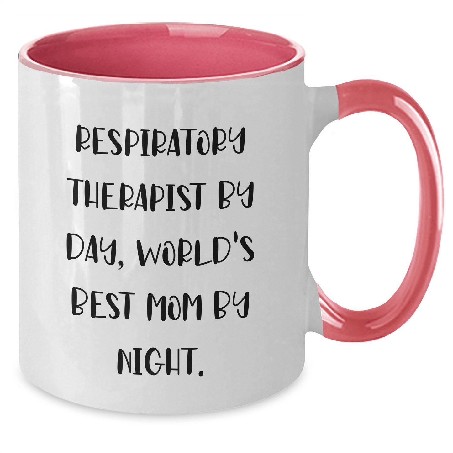Respiratory Therapist Gifts, Funny Quote, Two Tone Coffee Mug, Gifts from Family for Respiratory Therapist Dad, Father's Day Unique - Victory Thru Vision 