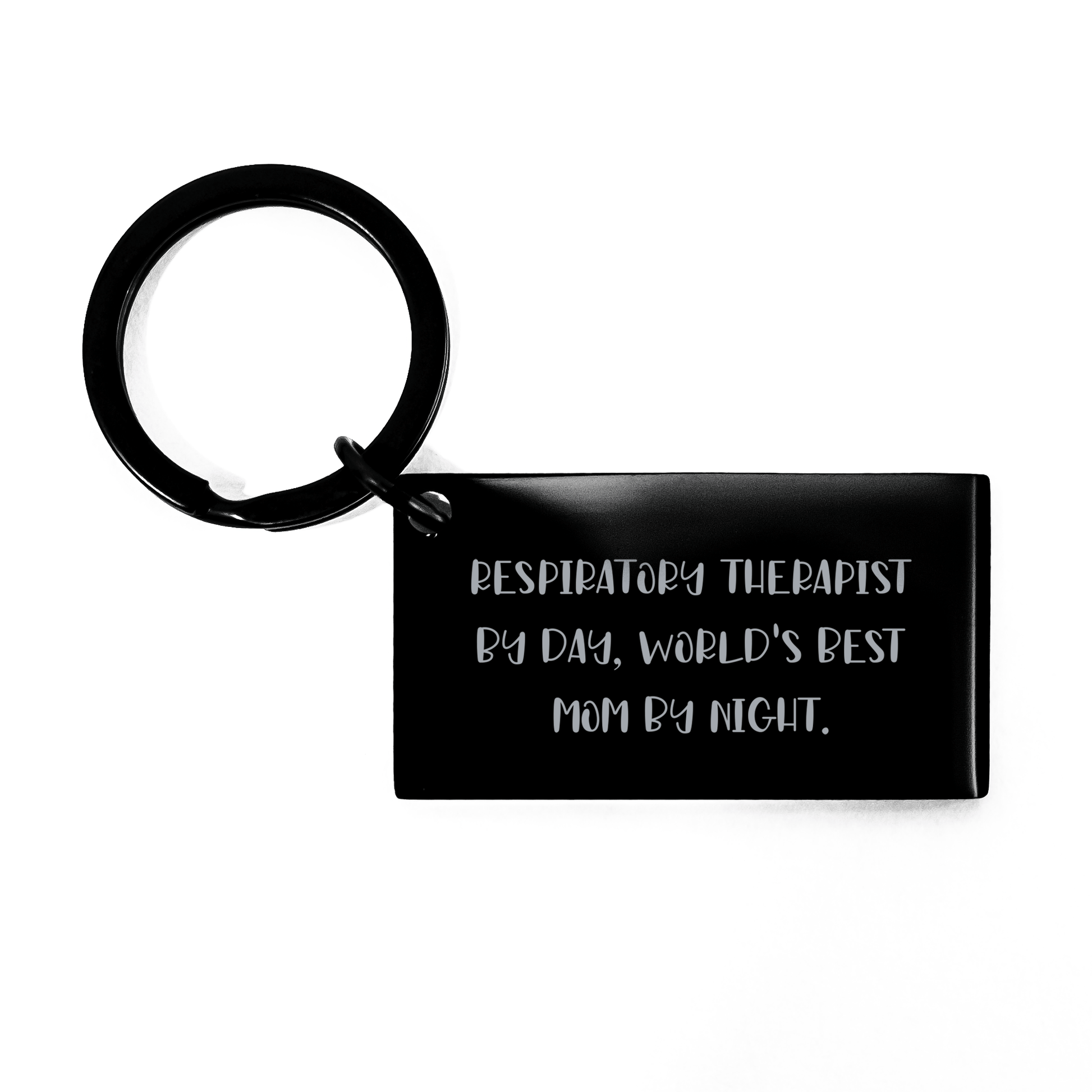 Respiratory Therapist Keychain, Funny Quote, Gifts from Mom, Father's Day Unique Gifts for Respiratory Therapist, Keychain, Inspirational Quote - Victory Thru Vision 