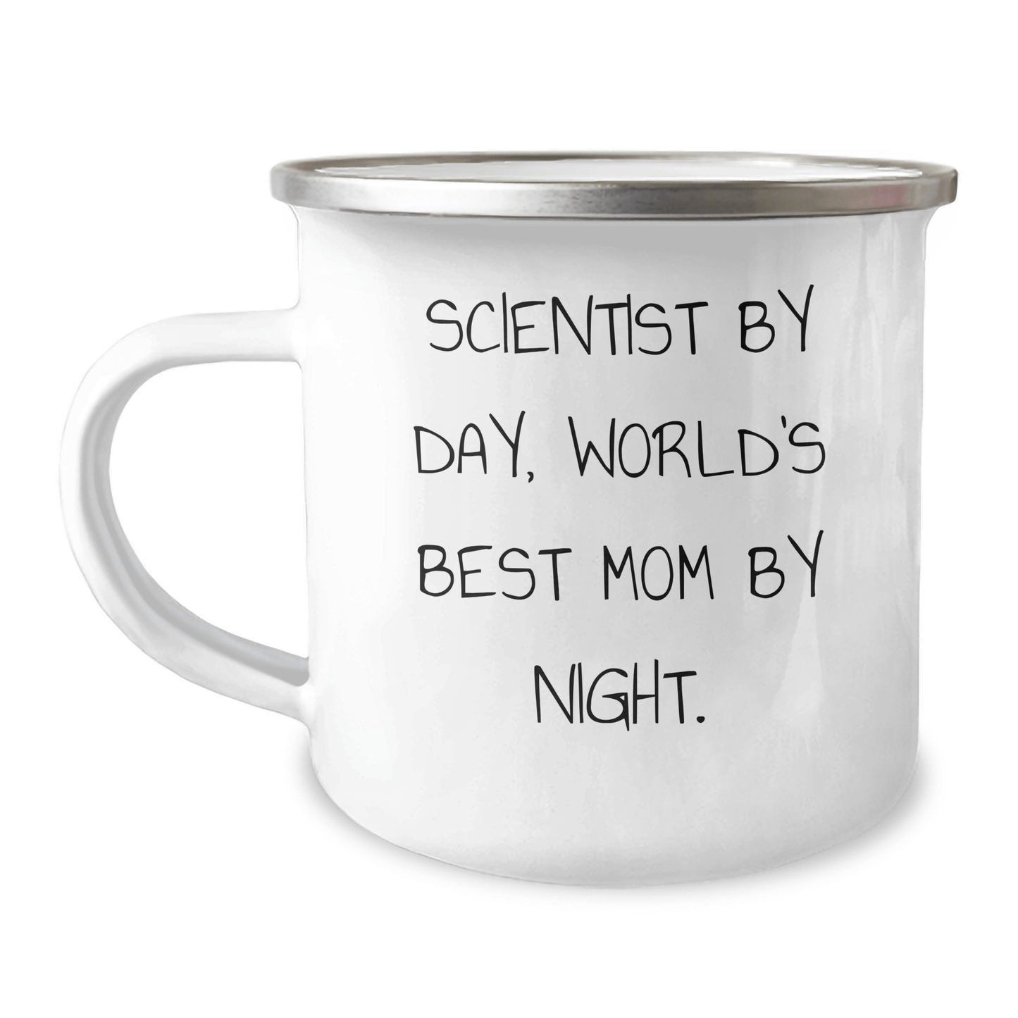Scientist Gifts for Him, Funny Camping Mug - Scientist By Day, World's Best Dad By Night. Gifts from Men to Sweetheart, Family, Coworkers, Unique - Victory Thru Vision 