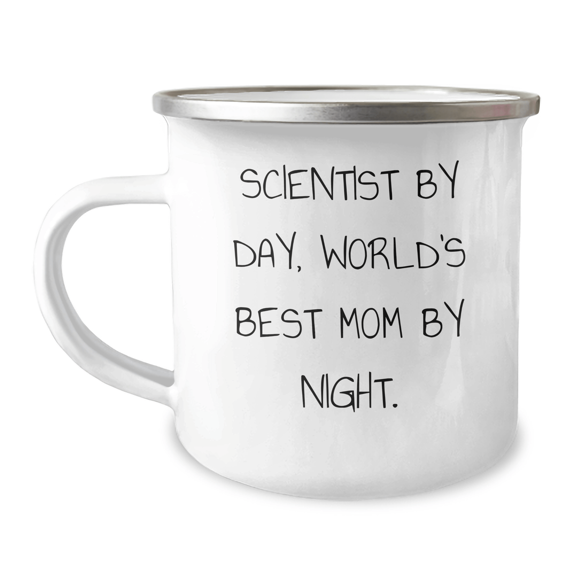 Scientist Gifts for Him, Funny Camping Mug - Scientist By Day, World's Best Dad By Night. Gifts from Men to Sweetheart, Family, Coworkers, Unique - Victory Thru Vision 