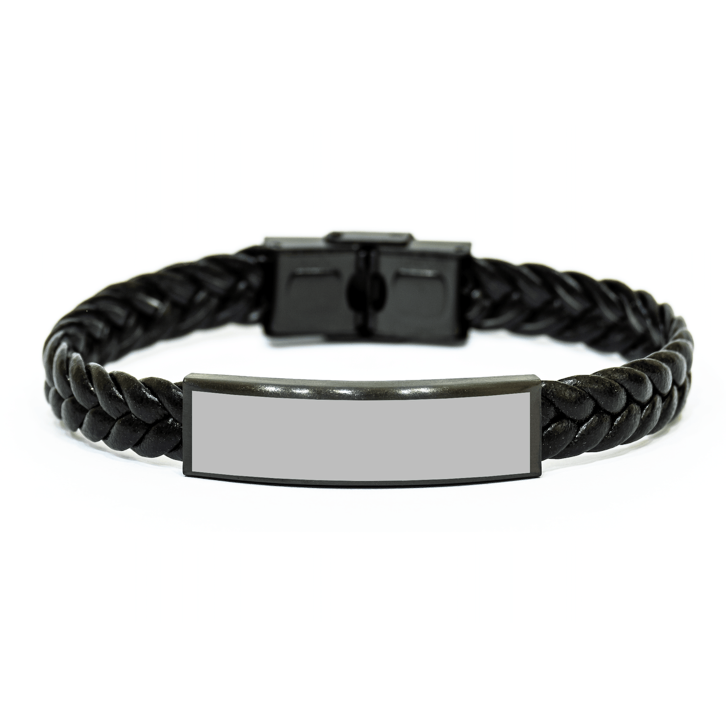 Second Mom Gifts from Family - Best Second Mom Ever Interlaced Leather Bracelet for Graduation - Victory Thru Vision