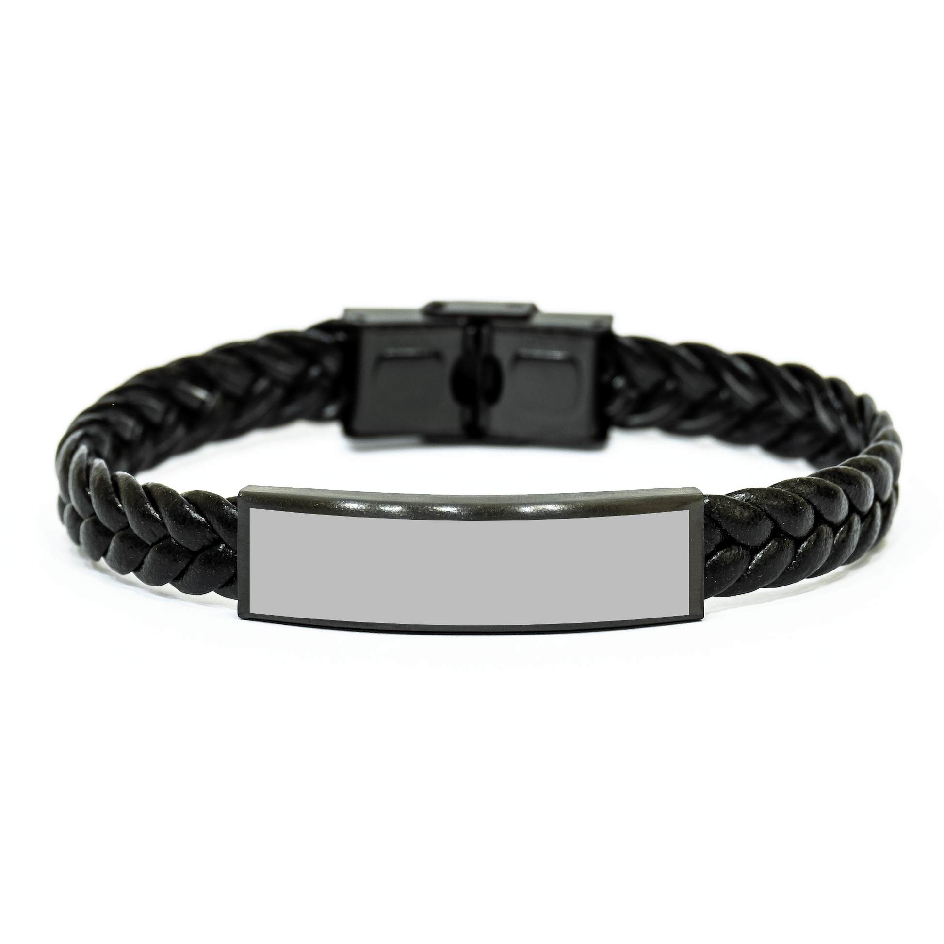 Second Mom Gifts from Family - Best Second Mom Ever Interlaced Leather Bracelet for Graduation - Victory Thru Vision