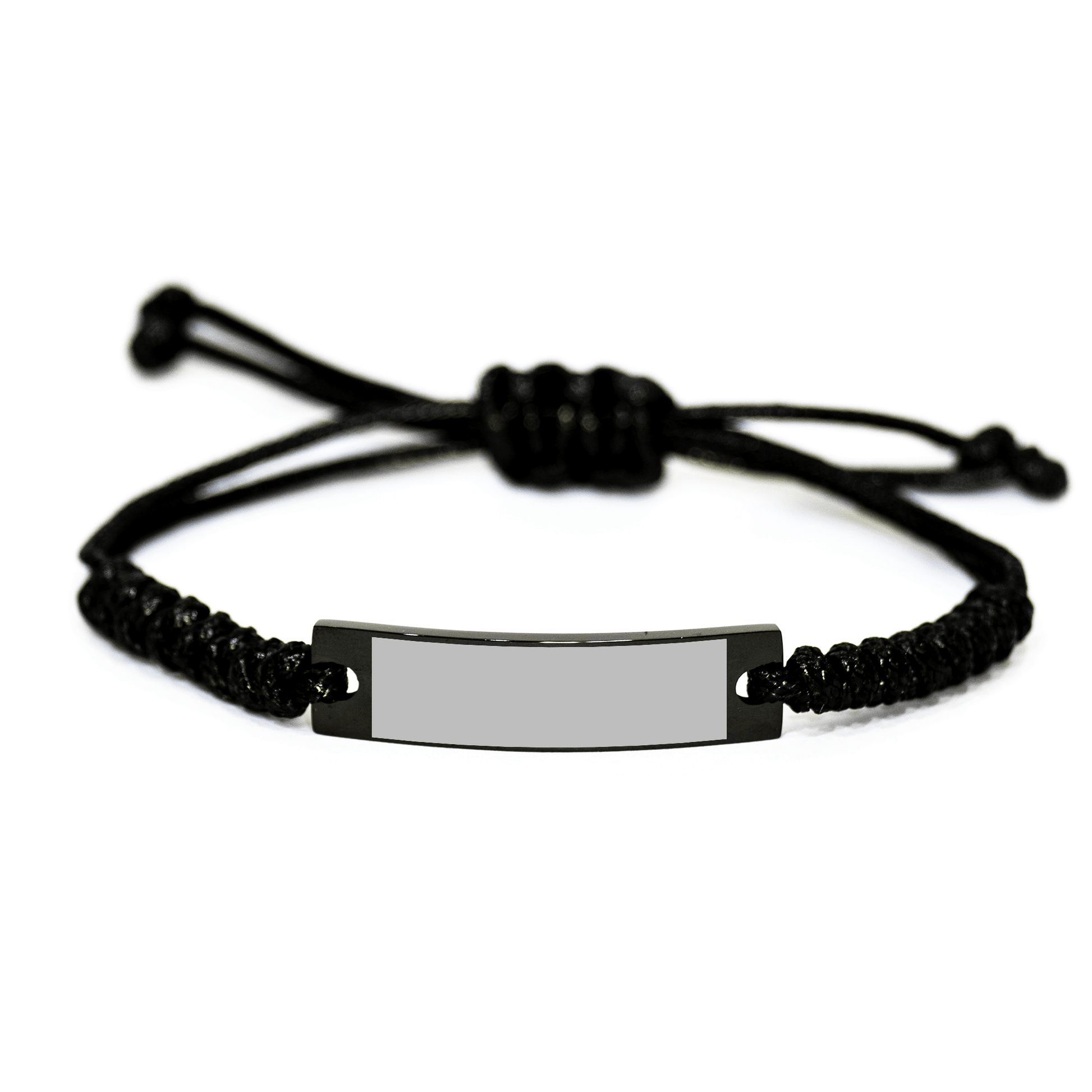 Second Mom Gifts, Funny Quote Rope Bracelet, Adjustable Black Stainless Steel, Gifts from Friends or Family for Second Mom, Perfect Graduation Unique Gifts - Victory Thru Vision