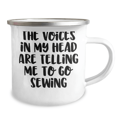 Sewing Inspiration Gifts for Men - Camping Mug with Funny Quote for Graduation from Friends - Victory Thru Vision