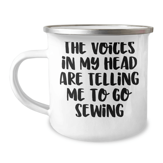 Sewing Inspiration Gifts for Men - Camping Mug with Funny Quote for Graduation from Friends - Victory Thru Vision